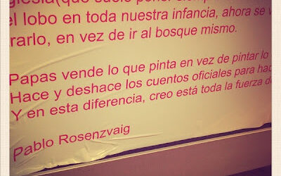 Lo que escribí en la exposición de Papas Fritas.